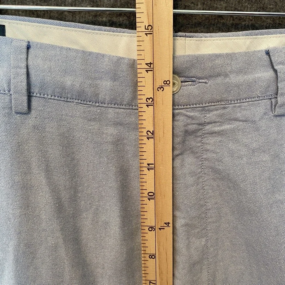 VTG Polo Ralph Lauren Preston Chino Shorts Mens 48B‎ Big Chambray Classic Preppy